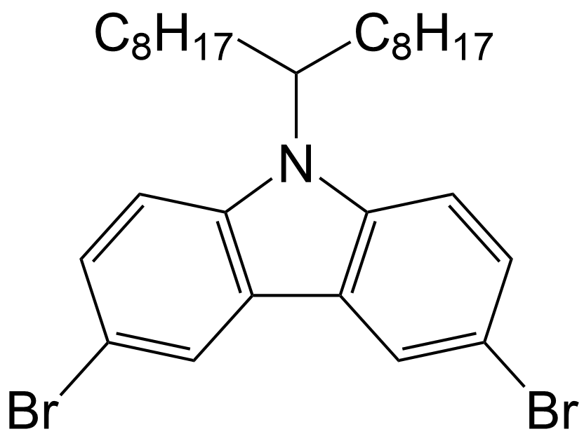 3,6-dibromo-9-(heptadecan-9-yl)-9H-carbazole/1268491-06-0